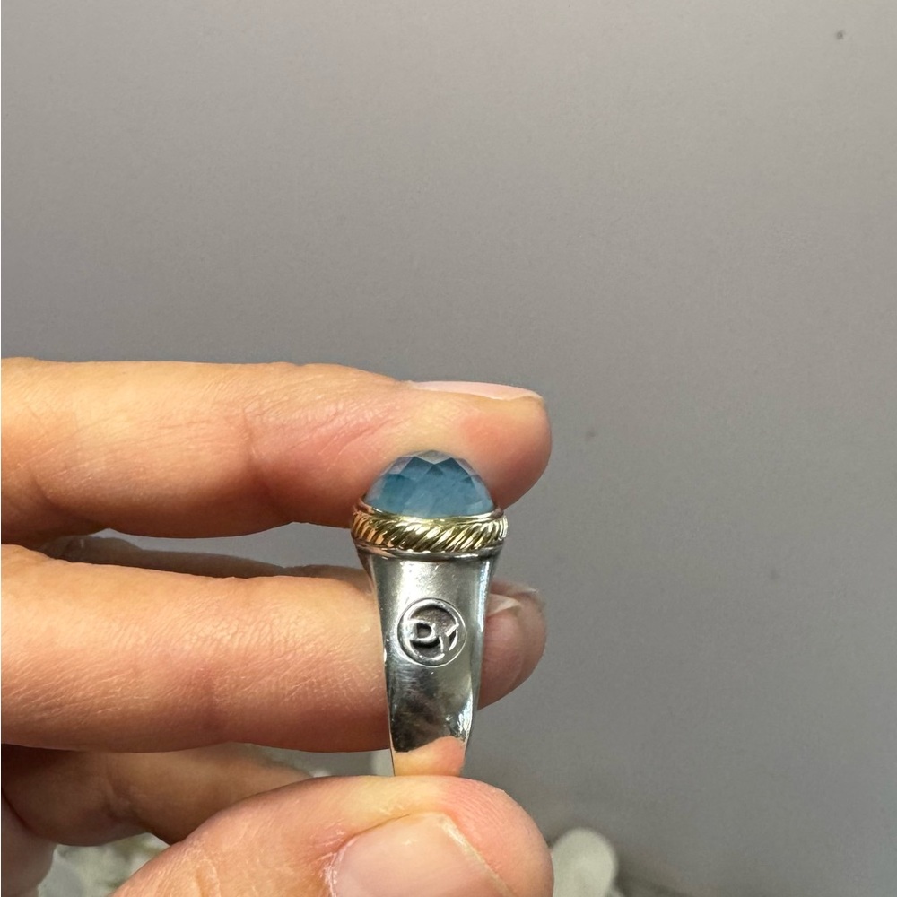 Authentic David Yurman cocktail / right hand ring - Picture 10 of 11